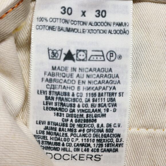 Missouri Tigers Pants Mens 30 NCAA College Classic Khaki Flat Front Dockers D3 - Picture 12 of 15